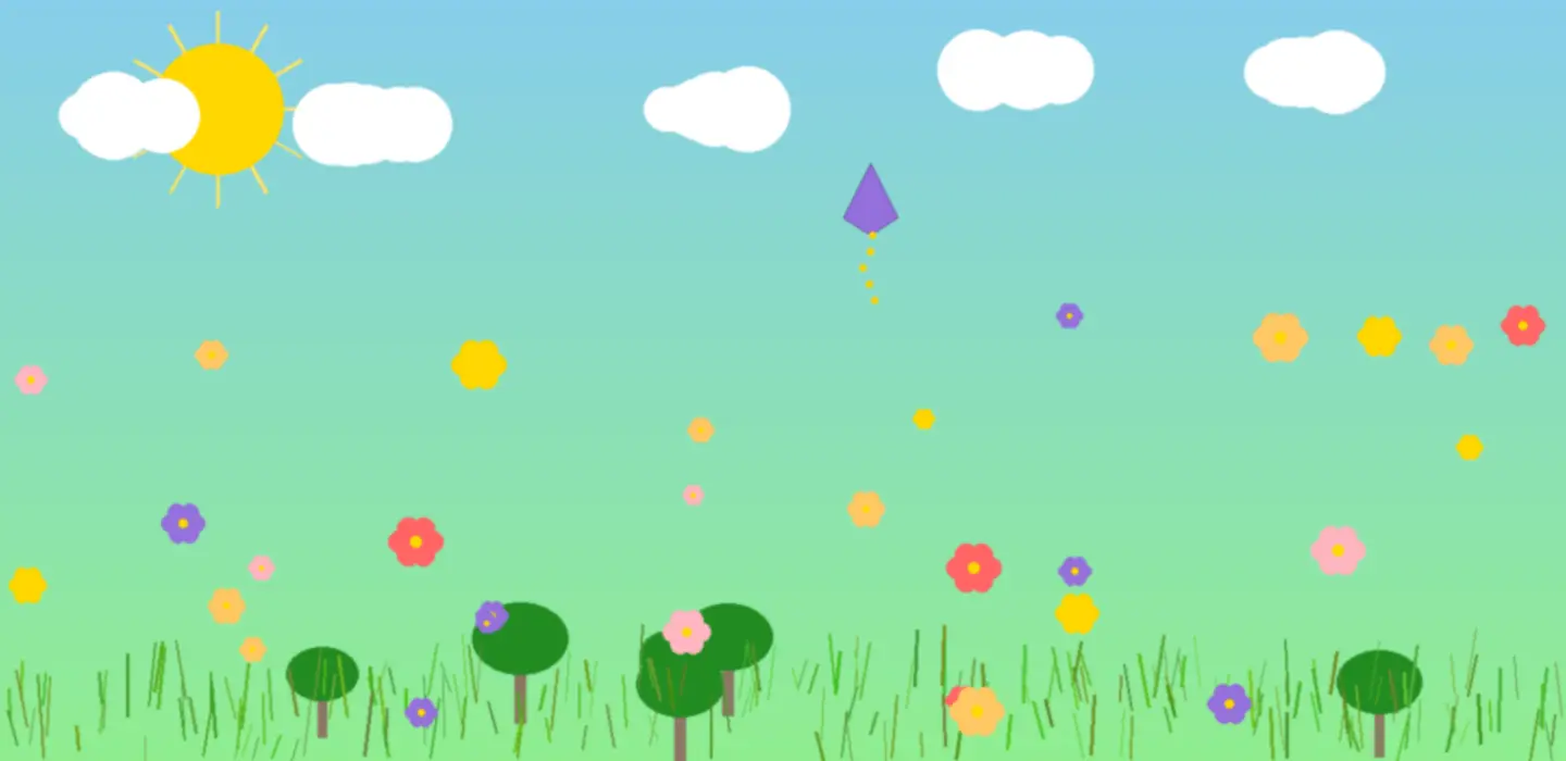 草地风筝飞扬的午后 - 一起草